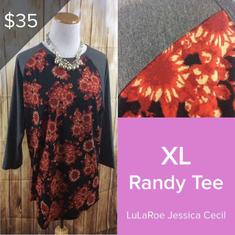 XL LuLaRoe Randy Tee